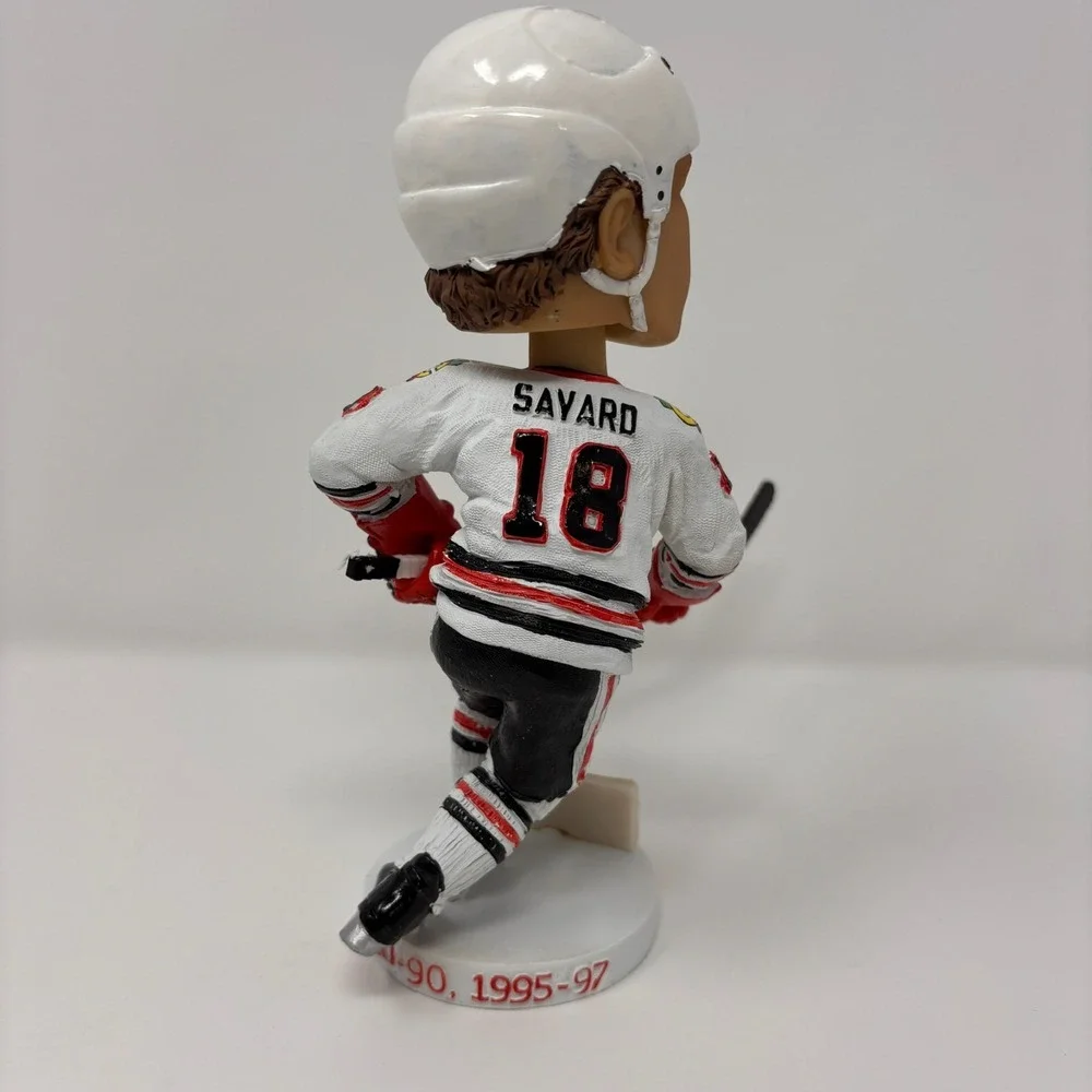 Chicago Blackhawks Denis Savard Bobblehead Ambassador HOF SGA